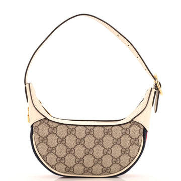 Gucci Ophidia Zip Hobo GG Coated Canvas Mini