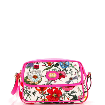 Gucci Shoulder Bag Flora Canvas Small