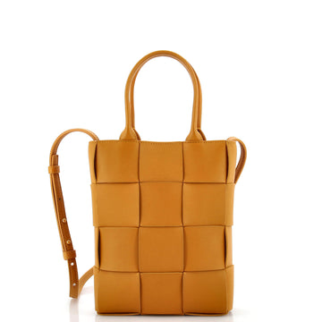 Bottega Veneta Cassette Convertible Tote Maxi Intrecciato Leather Mini