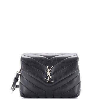 Saint Laurent Loulou Shoulder Bag Matelasse Chevron Leather Toy