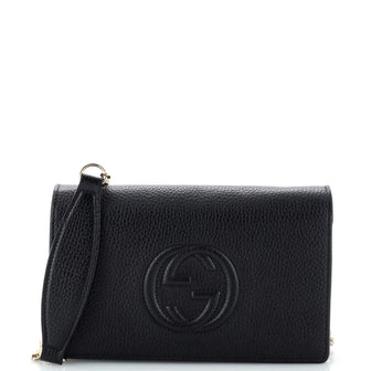 Gucci Soho Wallet on Chain (Outlet) Leather