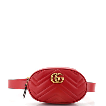Gucci GG Marmont Belt Bag Matelasse Leather