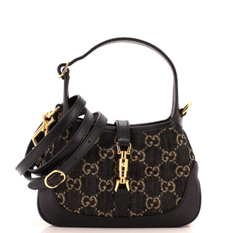 Gucci Jackie 1961 Hobo GG Denim Mini