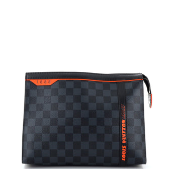 Louis Vuitton Pochette Voyage Limited Edition Damier Cobalt Race MM