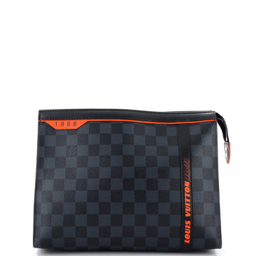 Louis Vuitton Pochette Voyage Limited Edition Damier Cobalt Race MM