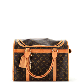 Dog Carrier Bag Monogram Canvas 40