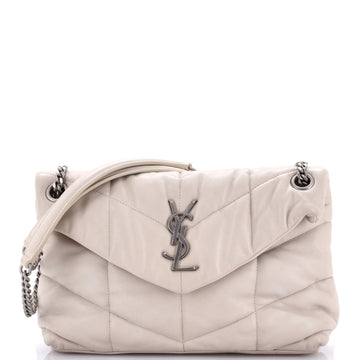Saint Laurent Loulou Puffer Shoulder Bag Quilted Leather Small