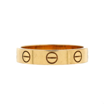Cartier Love Wedding Band Ring 18K Yellow Gold
