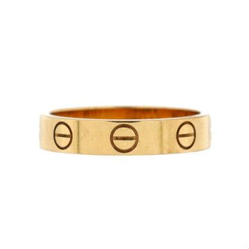Cartier Love Wedding Band Ring 18K Yellow Gold