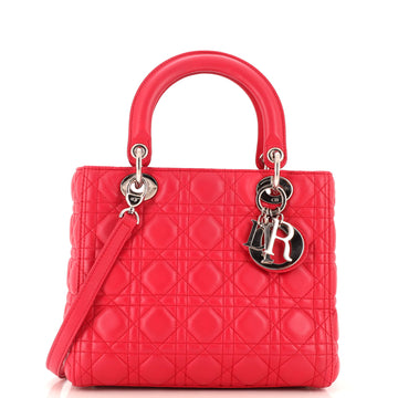 Christian Dior Lady Dior Bag Cannage Quilt Lambskin Medium