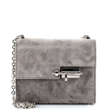 Hermes Verrou Chaine Bag Doblis Suede Mini