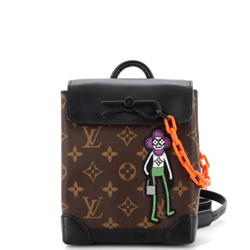 Louis Vuitton Steamer Bag Monogram Canvas with LV Friends Patch XS
