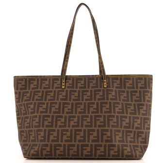 Fendi Roll Tote Zucca Coated Canvas Large