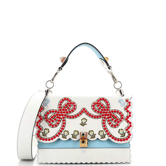 Fendi Kan I Bag Studded Leather Medium