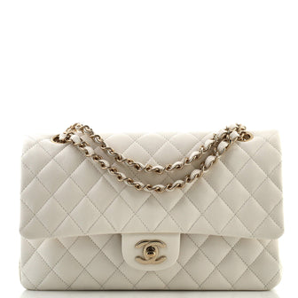 Chanel Classic Double Flap Bag Quilted Caviar Medium