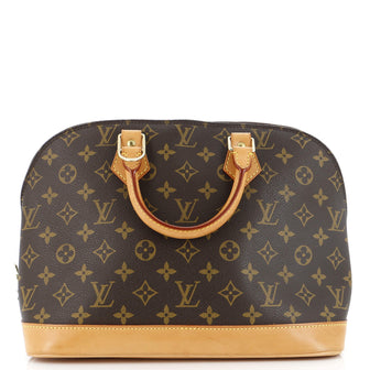 Louis Vuitton Vintage Alma Handbag Monogram Canvas PM