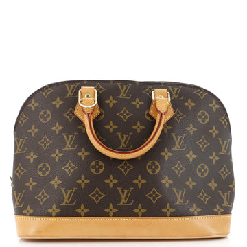 Louis Vuitton Vintage Alma Handbag Monogram Canvas PM