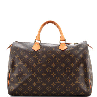 Louis Vuitton Speedy Handbag Monogram Canvas 35