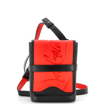 Christian Louboutin Benech Reporter Bag Leather and Rubber