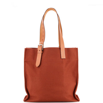 Hermes Etriviere Shopping Tote Toile and Leather