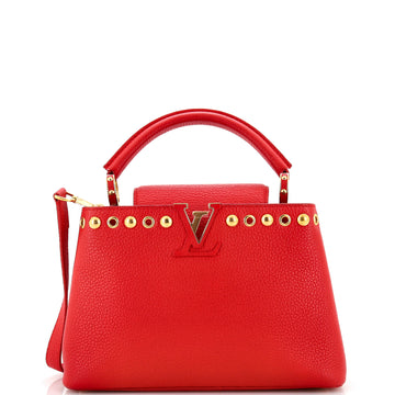 Louis Vuitton Capucines Bag Leather with Embellished Detail BB
