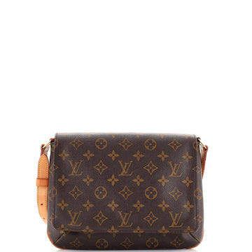 Louis Vuitton Musette Tango Handbag Monogram Canvas