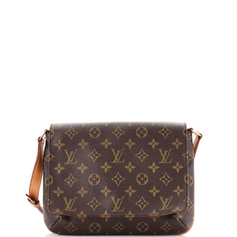 Louis Vuitton Musette Tango Handbag Monogram Canvas
