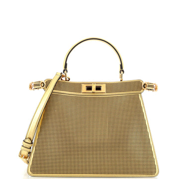 Fendi x Versace Fendace Peekaboo ISeeU Bag Laser Cut Leather Medium