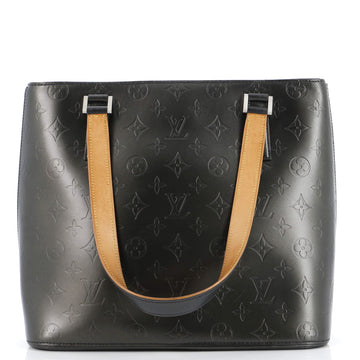 Louis Vuitton Mat Stockton Handbag Monogram Vernis