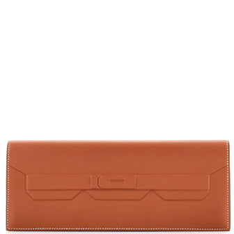 Hermes Shadow Clutch Swift Long