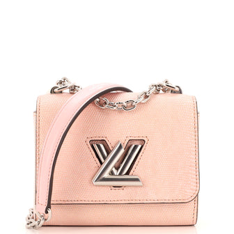 Louis Vuitton Twist Handbag Lizard Mini