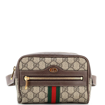 Gucci Ophidia Belt Bag GG Coated Canvas Mini