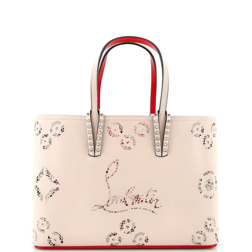 Christian Louboutin Cabata East West Tote Perforated Leather Small