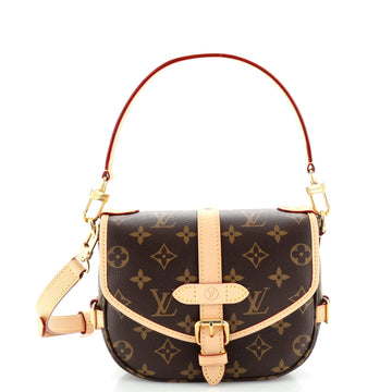Louis Vuitton Saumur Handbag Monogram Canvas BB