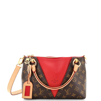 Louis Vuitton V Tote Monogram Canvas and Leather BB