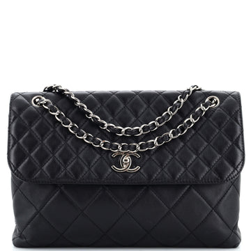 Chanel In The Business Flap Bag Quilted Calfskin Maxi