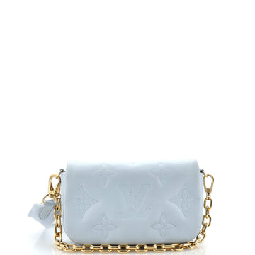 Louis Vuitton Wallet on Strap Bubblegram Leather