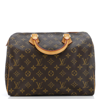 Louis Vuitton Speedy Handbag Monogram Canvas 30