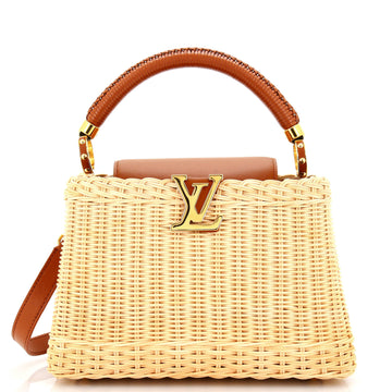 Louis Vuitton Capucines Bag Wicker with Leather BB