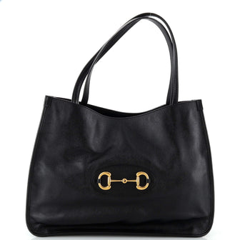 Gucci Horsebit 1955 Tote Leather Medium