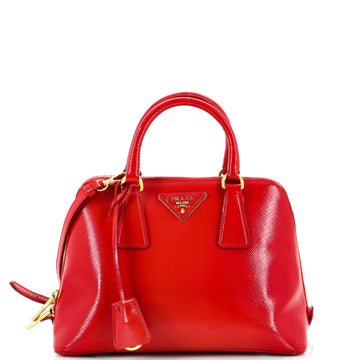 Prada Promenade Bag Vernice Saffiano Leather Small