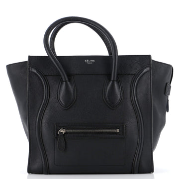 Celine Luggage Bag Grainy Leather Mini