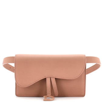 Christian Dior Ultra Matte Saddle Rectangular Belt Bag Leather