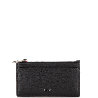 Christian Dior Coin Card Holder Leather