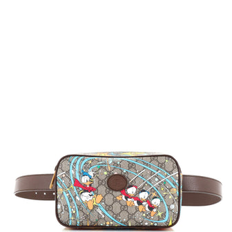 Gucci Disney Donald Duck Belt Bag Printed GG Coated Canvas