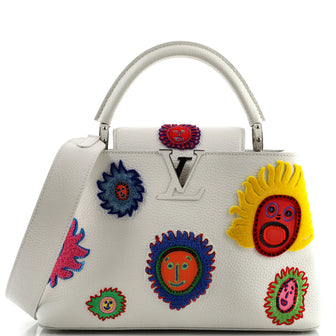 Louis Vuitton Capucines Bag Yayoi Kusama Embroidered My Eternal Soul Taurillon Leather MM