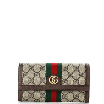 Gucci Ophidia Continental Wallet GG Coated Canvas