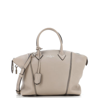Louis Vuitton Soft Lockit Handbag Leather PM