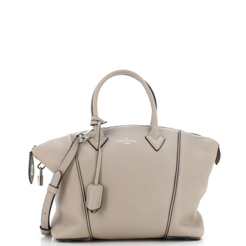 Louis Vuitton Soft Lockit Handbag Leather PM