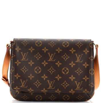 Louis Vuitton Musette Tango Handbag Monogram Canvas